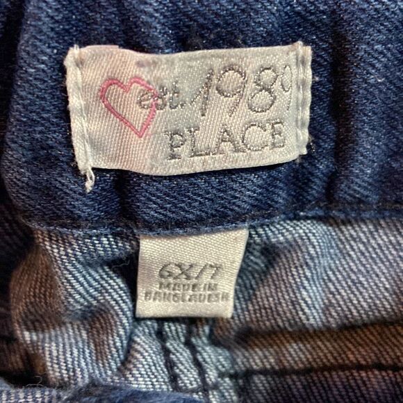 The Children’s Place Girls Denim Shorts Medium Blue Size 6X/7 Casual Jean Shorts - Picture 3 of 3
